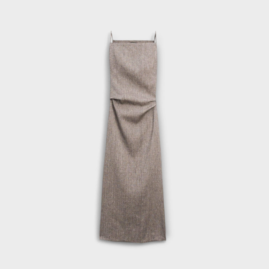 Clara - Flowing Maxi Dress Made of Linen Blend